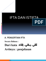 Ifta' Dan Istifta'