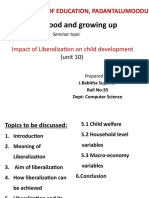 Impact of Liberalization On Child Development