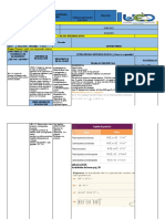 Planificacion de Matemática, 10mo