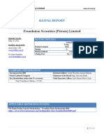 Foundation Securities (Private) Limited: Rating Report