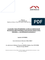 La Garantie Perte D'exploitation Est-Elle en Évolution Du Fait de Nouveaux Défis Économiques Et Des Nouveaux Risques