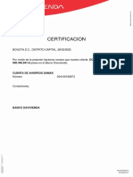 Certificado Comercial Ecopyme Davivienda 28feb2022