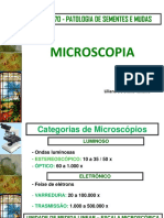 microscopio preparo de laminas simples