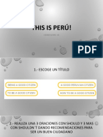 This Is Perú!: Homework 38