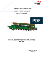 Escarificador Articulado Skarific System 25 Hastes - Com Caixa Pastagem - 080.0.0171