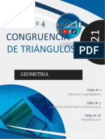 Geometría - 4º Tema - Congruencia de Triángulos