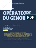 Pré-Opération Genou