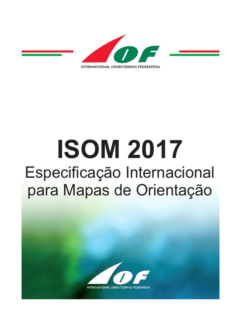 Especificação ISOM 2017 para Mapas | PDF | Impressão | Cor