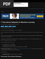 7 Time Series Datasets For Machine Learning