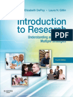 Introduction To Research, Fourth Edition - DePoy, Elizabeth (SRG)