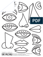 Cut & Create: Picasso Portrait Collage