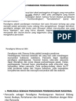 PANCASILA SEBAGAI PARADIGMA PEMBANGUNAN BERBANGSA DAN BERNEGARA