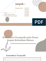 S1 - 2B - Kelompok 8 - Tugas 1 - PPT Simulasi Komunikasi Pada Kondisi Khusus Dan Berbagai Rentang Usia