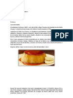 FLAN DE PLÁTANO