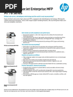 HP Color Laserjet Enterprise MFP HP Color Laserjet Enterprise MFP M776 Series M776 Series