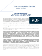 Crecer para pagar. ¿Es posible con este acuerdo?