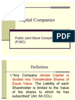 Public Joint Stock Company (PJSC)