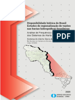 Disponibilidade Hídrica Do Brasil Estudos de Regionalização de Vazões