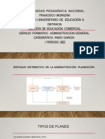 Planificación estratégica y proceso creativo