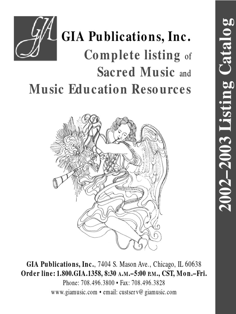GIA Publications - Sacred Choral Music Repertoire