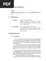 Download Aplikasi Oleoresin Jahe Zingiber Officinale Pada Pembuatan Skin Lotion by Ratih Purnama SN56550722 doc pdf