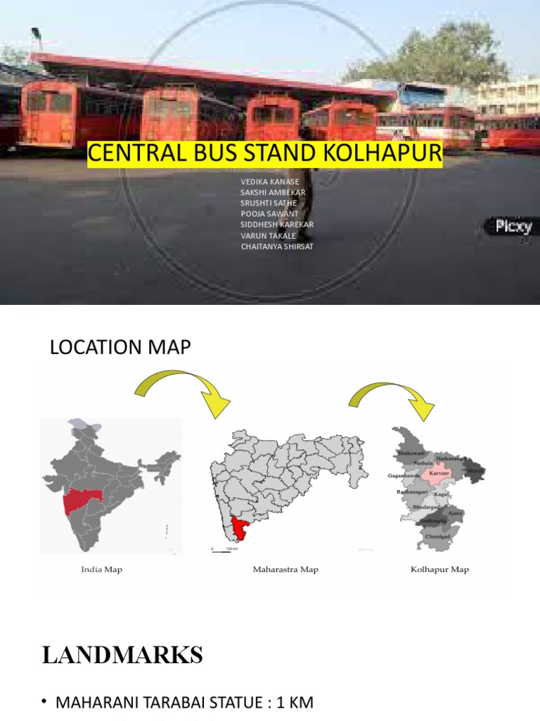 Central Bus Stand, Kolhapur PDF Land Transport Public Transport