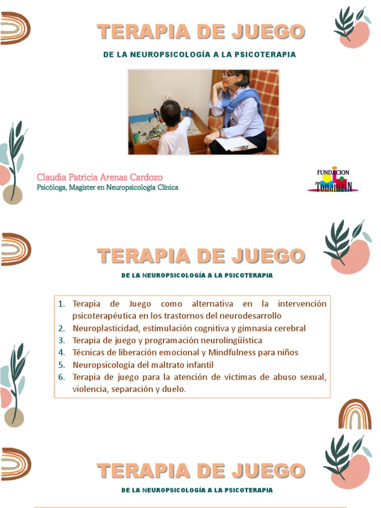 Terapia de Juego PDF Desorden hiperactivo y deficit de atencion Psicoterapia