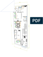 Architectural floor plan layout