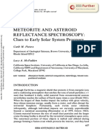 Pieters C M - 1994 - Meteorite and Asteroid Reflectance Spectroscopy - Clues To Early Solar System Processes