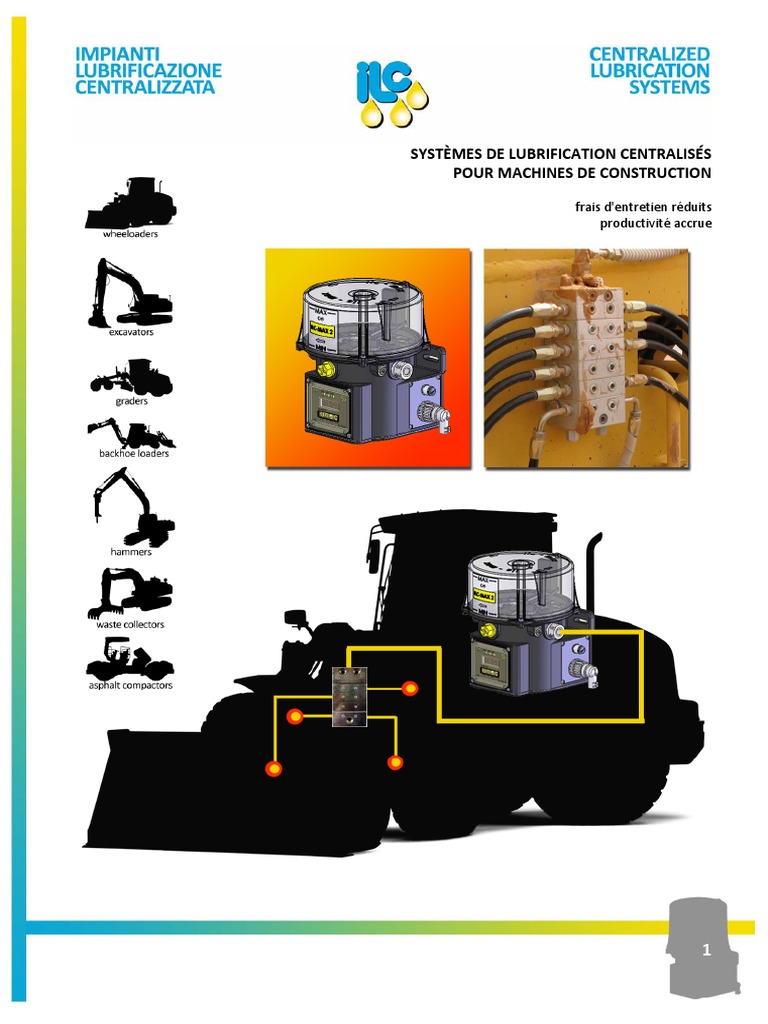 ILC Lube Lubrication Construction Machinery FR PDF Pompe Palier