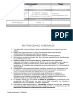 Examen Niveles Táctiles Modelo A