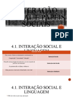 4-Interação social e papéis sociais