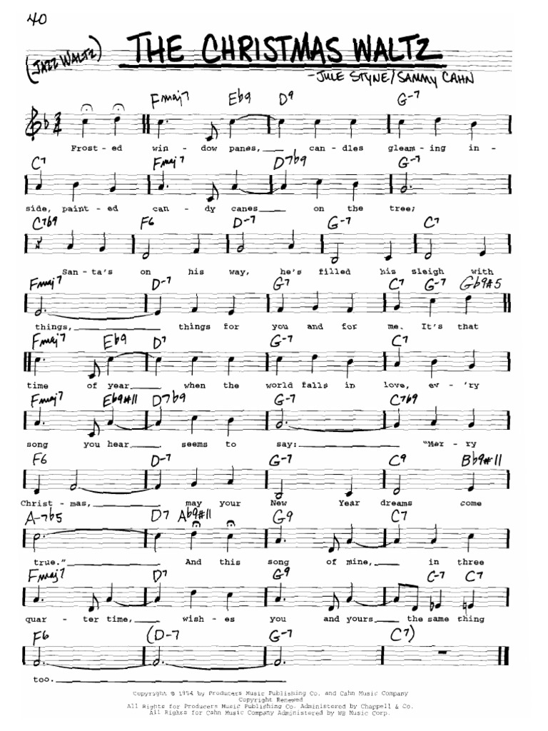 The Christmas Waltz PDF