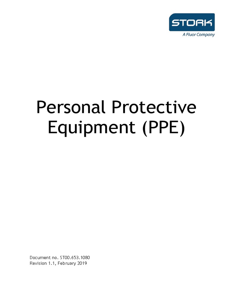 Personal Protective Equipment (PPE) PDF Personal Protective Equipment Safety