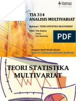 Teori Statistika Multivariat