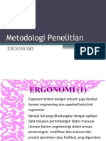 Metodologi Penelitian-Ergonomi