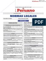 Normas legales del Perú del 16 de marzo de 2022