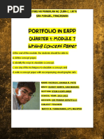 Portfolio in Eapp: Writing Concept Paper