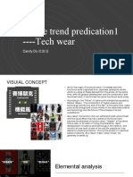 Future trend prediction - Tech wear fashion analysis