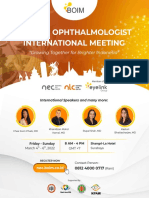 Beyond Ophthalmologist International Meeting (BOIM) 2022