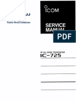Icom IC 725 Service Manual