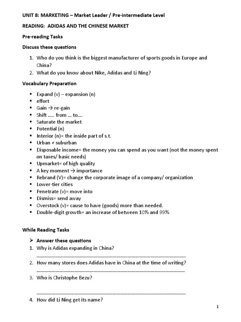 Reading Task Unit 8 PDF Public Sphere Business Economics