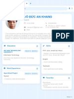 (Intern Developer) - VoDucAnKhang - CV