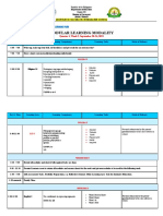 Modular Learning Modality: Weekly Home Learning Plan