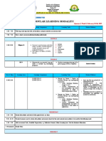 Modular Learning Modality: Weekly Home Learning Plan