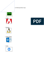 It01 Activity #2: Instruction: Identify The Name of Following Software's Logo: 1. Dreamweaver