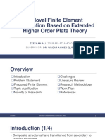 A Novel Finite Element Formulation Based On Extended Higher Order Plate Theory