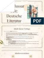 German Literature Thesis by Slidesgo