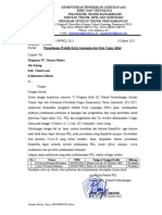 Surat Pengantar PKL - PT. Darma Henwa