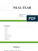 Perineal Tear: Presented by - Mayuri Zanwar Guided By-Dr. Sheetal Ma'Am